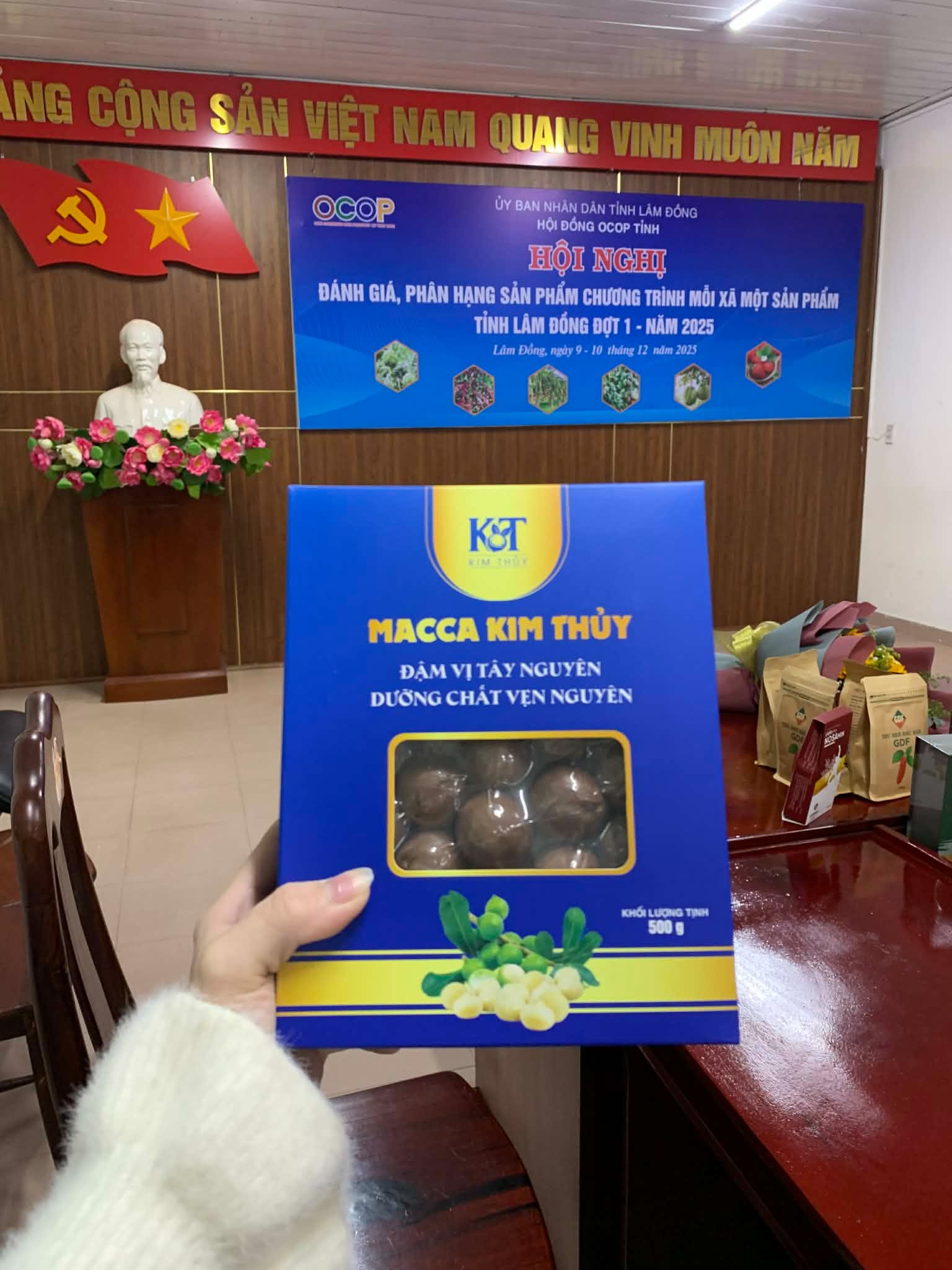 Macca Kim Thủy hộp 500g